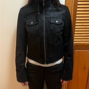 Levi's Women's Black Leather Jacket
